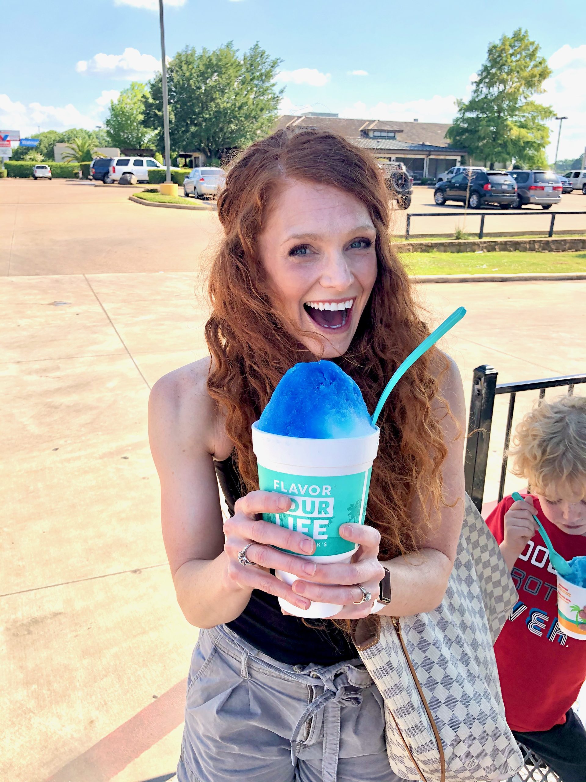 how we save money as a big family: snow cones